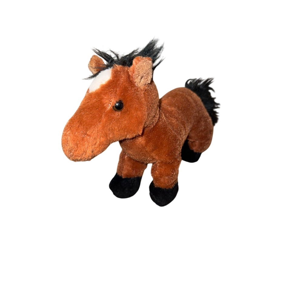 Ganz Webkinz Brown Horse Plush Pony Stuffed Animal Y2K Nostalgia Toy